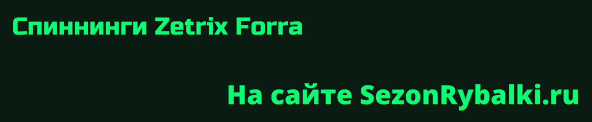 Спиннинг Zetrix Forra