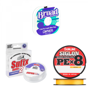 Лески, шнуры, флюорокарбон