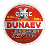 Флюорокарбон Dunaev Fluorocarbon Red 100м, 0.148мм