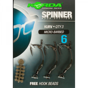Оснастка готовая KORDA Spinner hook sections Kurv №6