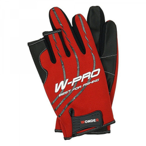 Перчатки неопреновые Wonder красные с черным с двумя пальцами XL