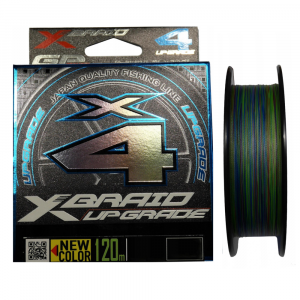 Плетёный шнур YGK X-Braid Upgrade X4 120м #0.4-8lb 3color