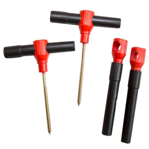 Ввертыши-саморезы для зимней палатки в упаковке 4 штуки