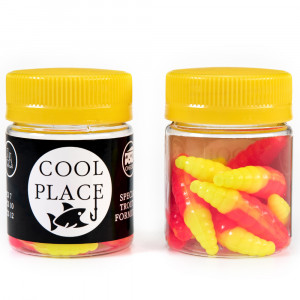 Силиконовая приманка Cool Place Maggot 4см сыр цвет 09