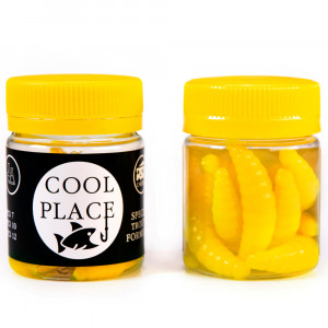Силиконовая приманка Cool Place Maggot 4см сыр цвет 14