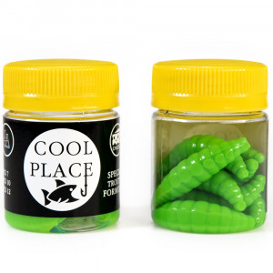 Силиконовая приманка Cool Place Maggot 4см сыр цвет 13