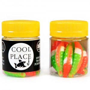 Силиконовая приманка Cool Place Maggot 4см сыр цвет 014
