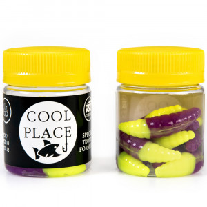 Силиконовая приманка Cool Place Maggot 4см сыр цвет 017