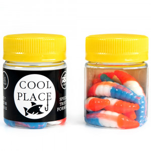 Силиконовая приманка Cool Place Maggot 4см сыр цвет 016