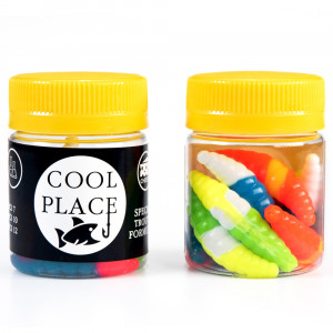 Силиконовая приманка Cool place Maggot 4см сыр, Mix2
