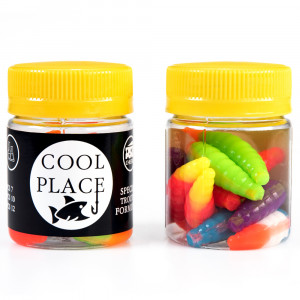 Силиконовая приманка Cool place Maggot 4см сыр, Mix4