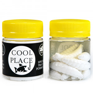Силиконовая приманка Cool Place Maggot 4см сыр цвет 1