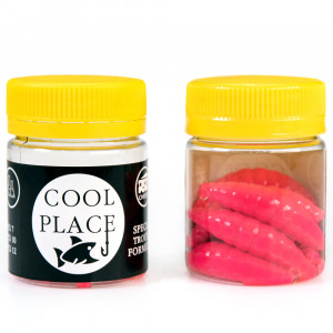 Силиконовая приманка Cool Place Maggot 4см сыр цвет 2