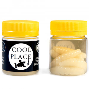 Силиконовая приманка Cool Place Maggot 4см сыр цвет 6