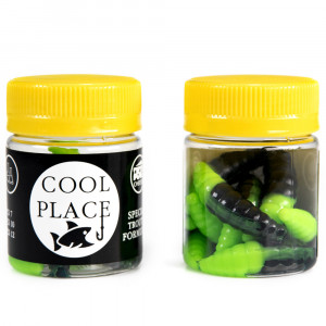 Силиконовая приманка Cool Place Maggot 4см сыр цвет 02