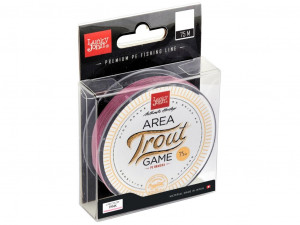 Плетёный шнур Lucky John Area Trout Game Braid Pink 75м 0.093мм