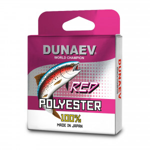 Леска Dunaev Polyester Красная 100м 0.104мм