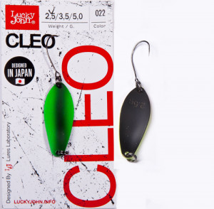 Блесна колеблющаяся Lucky John CLEO 3.1см 2.5гр цвет 022