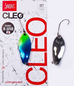 Блесна колеблющаяся Lucky John CLEO 3.1см 2.5гр цвет 027
