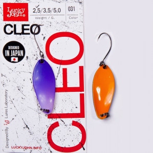 Блесна колеблющаяся Lucky John CLEO 3.1см 2.5гр цвет 031