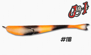 Поролоновая рыбка Jig It 8.8см цвет 118