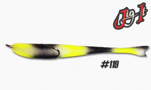 Поролоновая рыбка Jig It 8.8см цвет 119