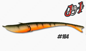 Поролоновая рыбка Jig It 11см цвет 104