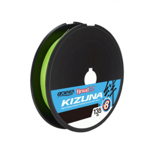 Шнур OWNER Kizuna X8 Broad PE chartreuse 135м 0.1мм