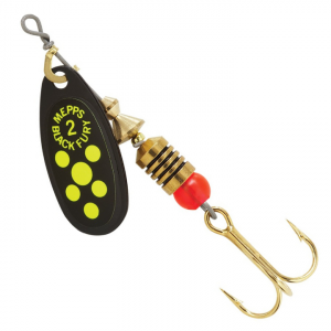 Вращающаяся блесна Mepps Comet Black Fury №2 black-fluo-chart