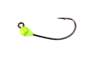 Вольфрамовая джиг-головка MG-3 №6, 0.5гр, цвет - шартрез