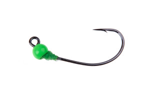 Вольфрамовая джиг-головка MG-3 №6, 0.5гр, цвет - зелёный