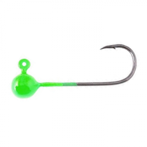 Джиг-головка шар 0.3гр крючок №6 цвет - зеленый