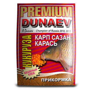 Прикормка Dunaev Premium Карп-Сазан Кукуруза 1кг