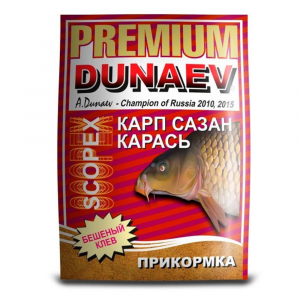 Прикормка Dunaev Premium Карп-Сазан Скопекс 1кг