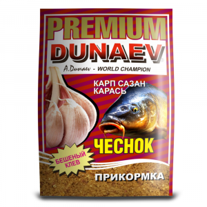 Прикормка Dunaev Premium Карп-Сазан Чеснок 1кг
