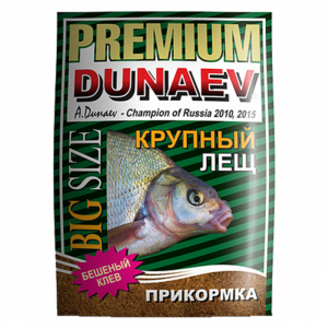 Прикормка Dunaev Premium Лещ Крупная фракция 1кг
