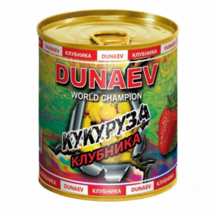 Добавка для прикормки Дунаев Кукуруза Клубника 320мл