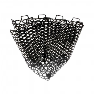 Сетка Flagman для форелевого подсака черная силиконовая 50х50см