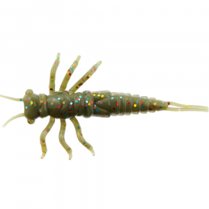 Мягкая съедобная приманка Lucky John Pro Series Nayada 3.0 цвет F08