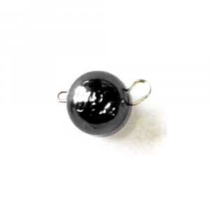 Вольфрамовая чебурашка GRFISH 0.6гр цвет черный с блестками