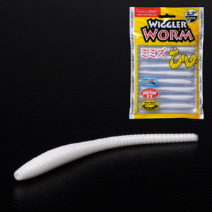 Мягкая съедобная приманка Lucky John Pro Series Wiggler Worm 2.3 цвет 033