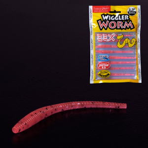 Мягкая съедобная приманка Lucky John Pro Series Wiggler Worm 2.3 цвет 052