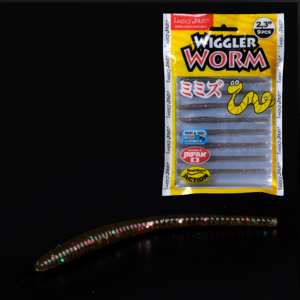 Мягкая съедобная приманка Lucky John Pro Series Wiggler Worm 2.3 цвет S21