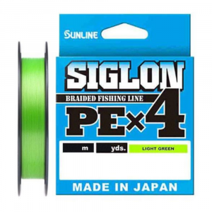 Шнур плетёный Sunline Siglon PEx4 Light Green 150m #0.2