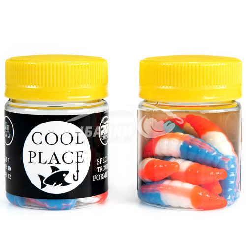Силиконовая приманка Cool Place Maggot 4см сыр цвет 016