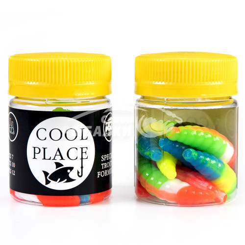 Силиконовая приманка Cool place Maggot 4см сыр, Mix3