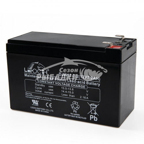 Аккумуляторная батарея Leoch12В/7.2Ач
