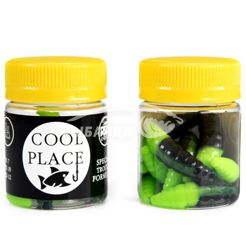 Силиконовая приманка Cool Place Maggot 4см сыр цвет 02