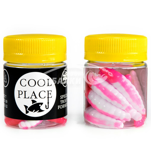 Силиконовая приманка Cool Place Maggot 4см сыр цвет 05