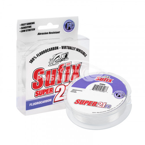Флюорокарбон Sufix Super 21 Fluorocarbon 150м, 0.40мм